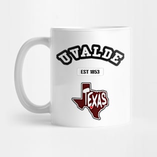 🤠 Uvalde Texas Strong, Lone Star State of Texas Map, City Pride Mug